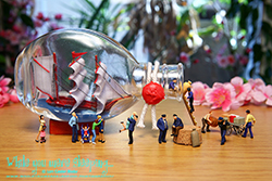 The Homecoming. After a long voyage, the sailors were happy to be back in their home port. - While you were sleeping...  Photography by Lon Casler Bixby - Copyright - All Rights Reserved - www.whileyouweresleeping.photography/