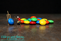 Trademarks be dammed, Uriah Unger was going to use his own initials when signing his paintings.  - While you were sleeping...  Photography by Lon Casler Bixby - Copyright - All Rights Reserved - www.whileyouweresleeping.photography/