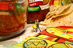 It wasn't the type of Salsa Party Frankie and Rose were expecting, but they had a great time anyway. - While you were sleeping...  Photography by Lon Casler Bixby - Copyright - All Rights Reserved - www.whileyouweresleeping.photography/