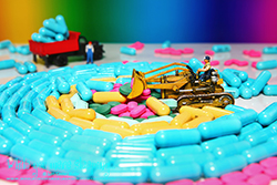 Pharmaceutical Detritus. - Photography by Lon Casler Bixby - Copyright - All Rights Reserved - www.whileyouweresleeping.photography/
