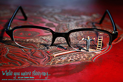 Oliver always seemed to leave at least one hand print on the glass. - While you were sleeping...  Photography by Lon Casler Bixby - Copyright - All Rights Reserved - www.whileyouweresleeping.photography/