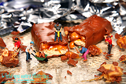 The gooey center was liquid gold to these caramel addicts. - While you were sleeping...  Photography by Lon Casler Bixby - Copyright - All Rights Reserved - www.whileyouweresleeping.photography/