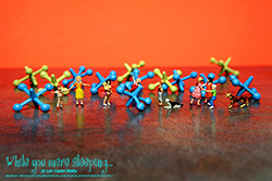 Kids Playing Jacks V2 - While you were sleeping...  Photography by Lon Casler Bixby - Copyright - All Rights Reserved - www.whileyouweresleeping.photography/