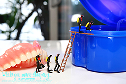 Denture Divers - While you were sleeping...  Photography by Lon Casler Bixby - Copyright - All Rights Reserved - www.whileyouweresleeping.photography/