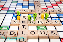 Yecchy Scrabble - While you were sleeping...  Photography by Lon Casler Bixby - Copyright - All Rights Reserved - www.whileyouweresleeping.photography/