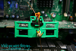 Computer Spelunkers 3 - While you were sleeping...  Photography by Lon Casler Bixby - Copyright - All Rights Reserved - www.whileyouweresleeping.photography/