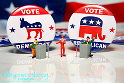 The Presidential Debate - While you were sleeping...  Photography by Lon Casler Bixby - Copyright - All Rights Reserved - www.whileyouweresleeping.photography/
